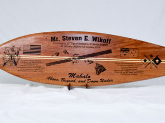wood surfboard engraving