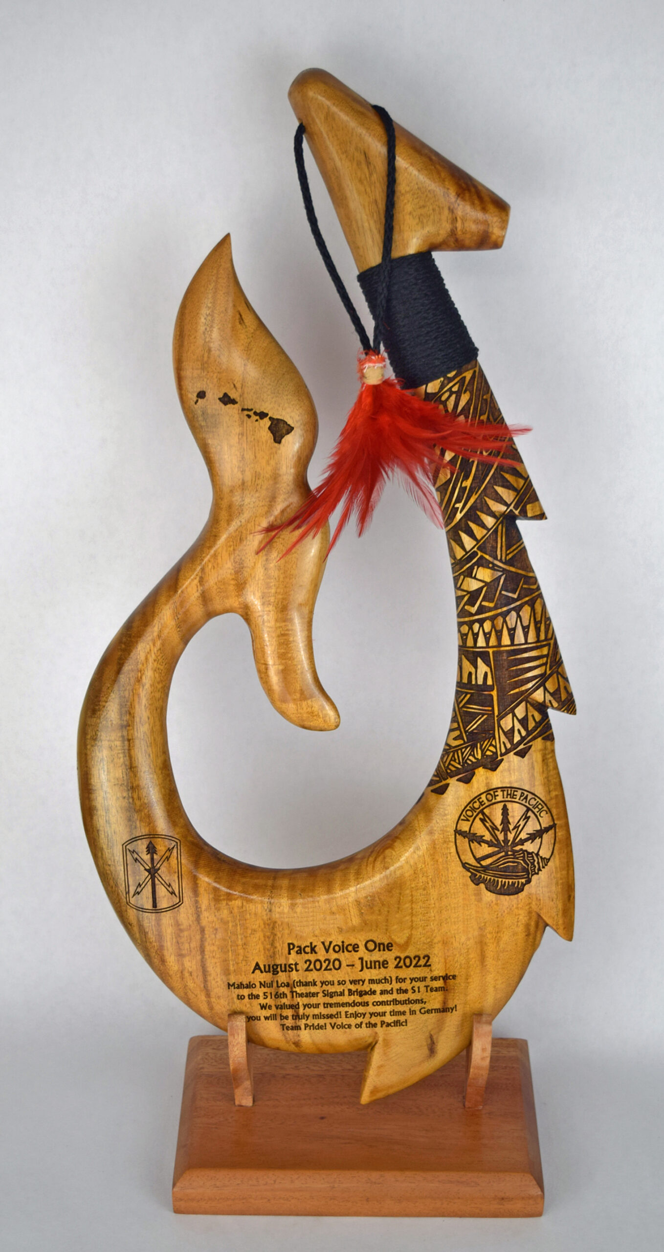 Whale Hook || Custom Engraving