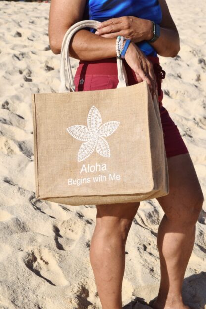 Aloha Begins with Me Tote || Tote Bag - Image 4