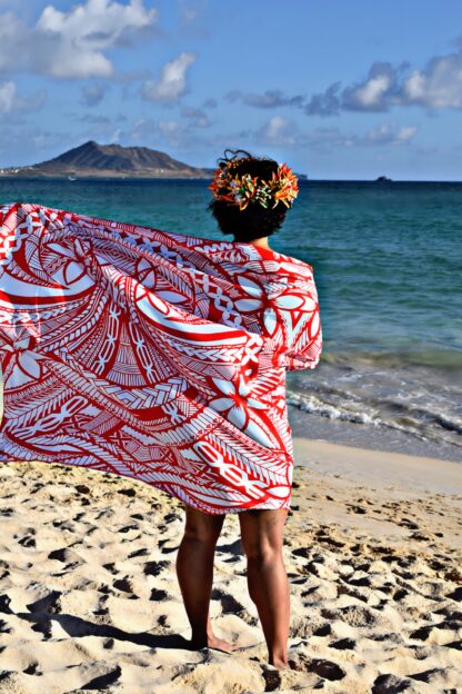 Pareo || Extra large Lavalava Sarong - Image 2