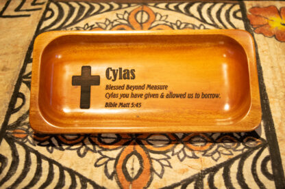 Coin Tray || Custom Engraving
